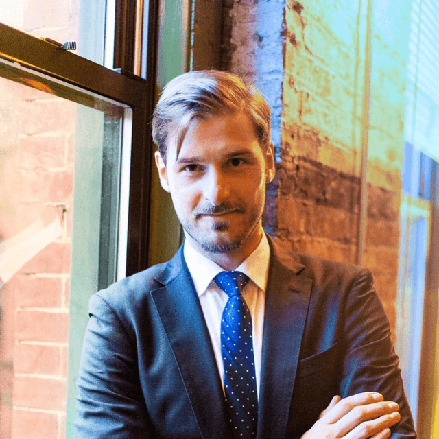 photo taken by a professional photographer during a free headshot session