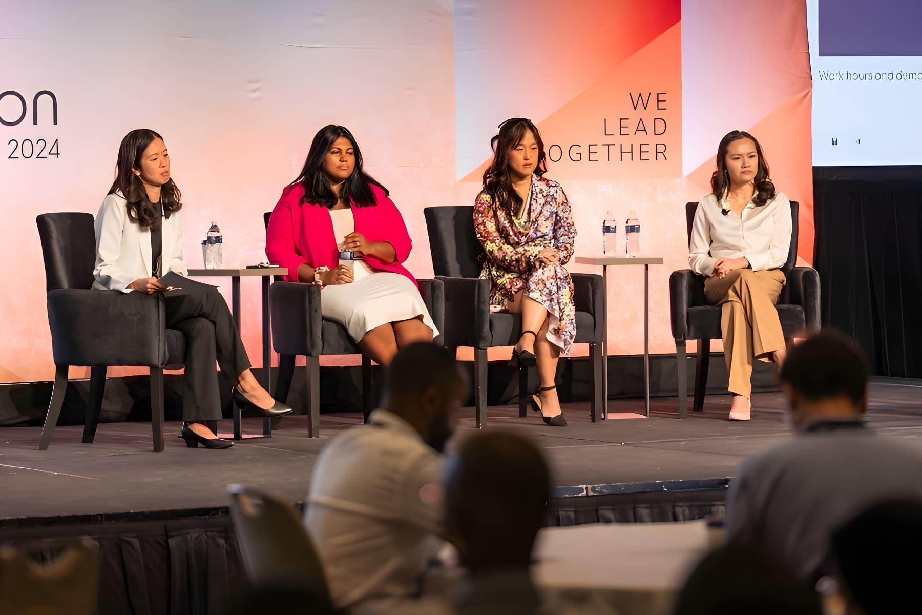 Jennifer Tsay and Jennifer Yeh at a conference
