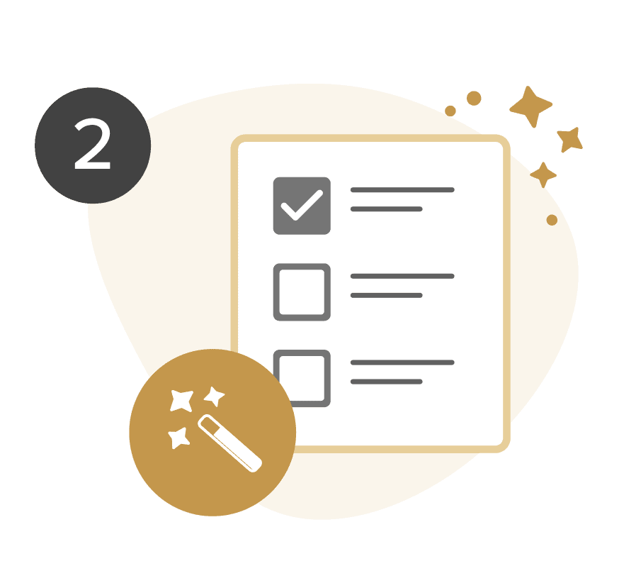 Retouching step 2 illustration