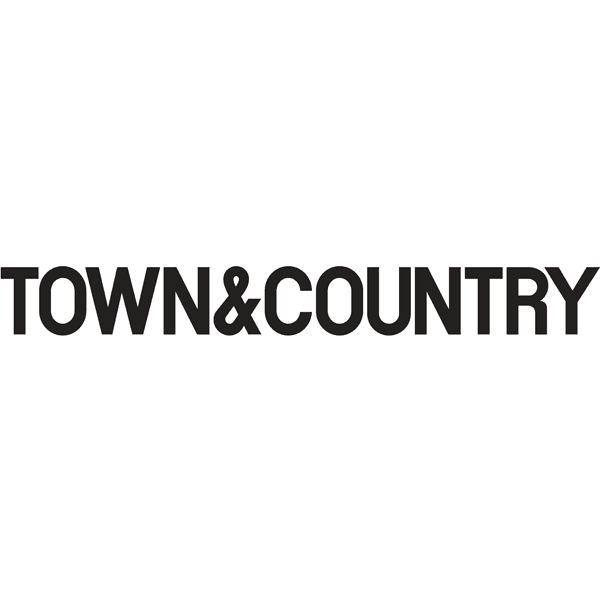 A black text logo for Town & Country.