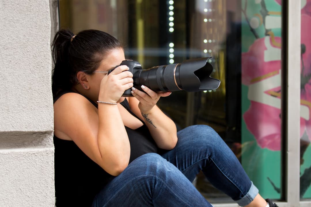 photographer shooting