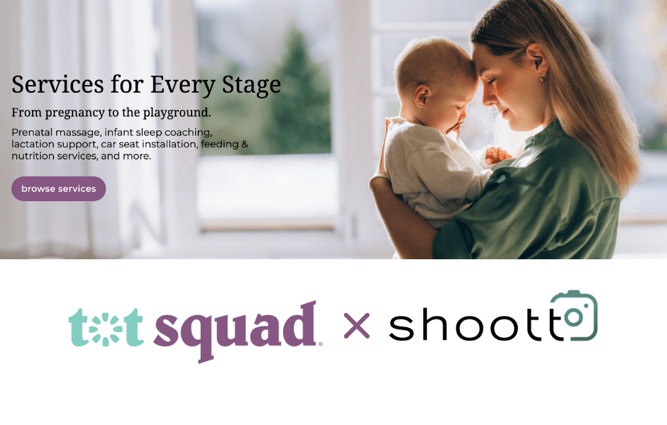 Shoott Joins Forces with Tot Squad to Support Every Stage of Parenting